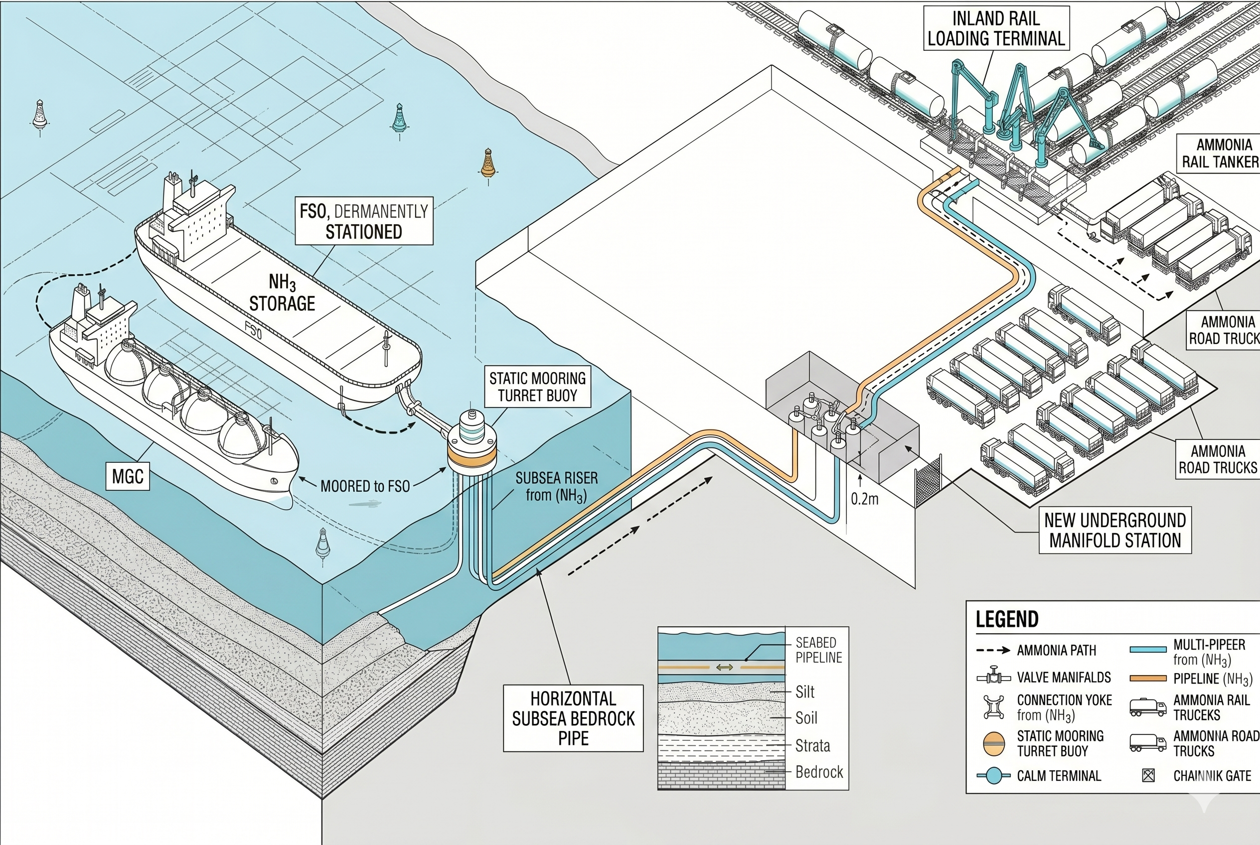 Port to Place Diagram